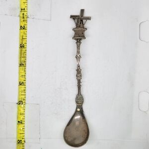 Windmill Silver 835 Vintage Souvenir Spoon Collectible Mini Ladle Made Holland